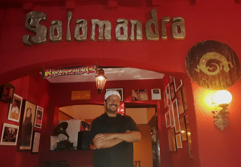 Chef Hugo restaurante Salamandra - História do Dia