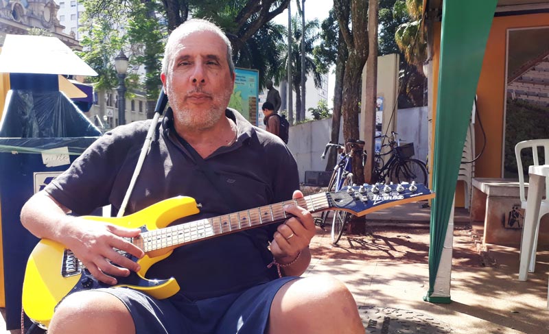 Pedro Afonso Graciotti guitarrista cego Ribeirão Preto História do Dia