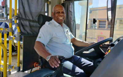 Com 35 anos de volante, Ferreira é um dos motoristas de ônibus com mais tempo de trabalho em Ribeirão Preto