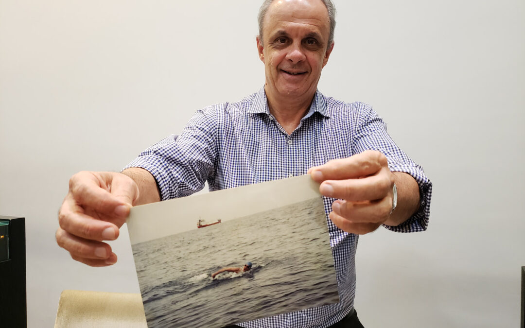 Rodini superou cãibras e doze horas de nado para atravessar o Canal da Mancha